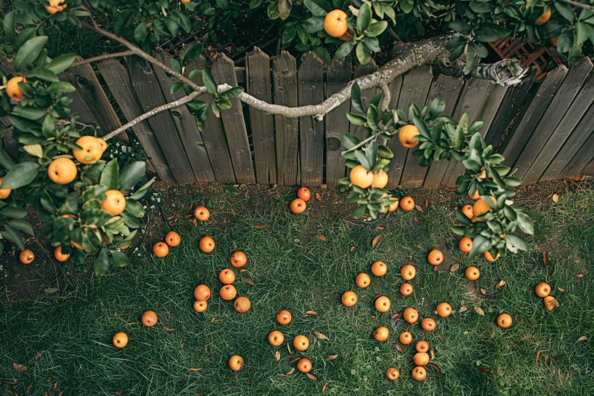 Comment gérer les fruits de vos arbres qui tombent chez le voisin ? Loi et conseils