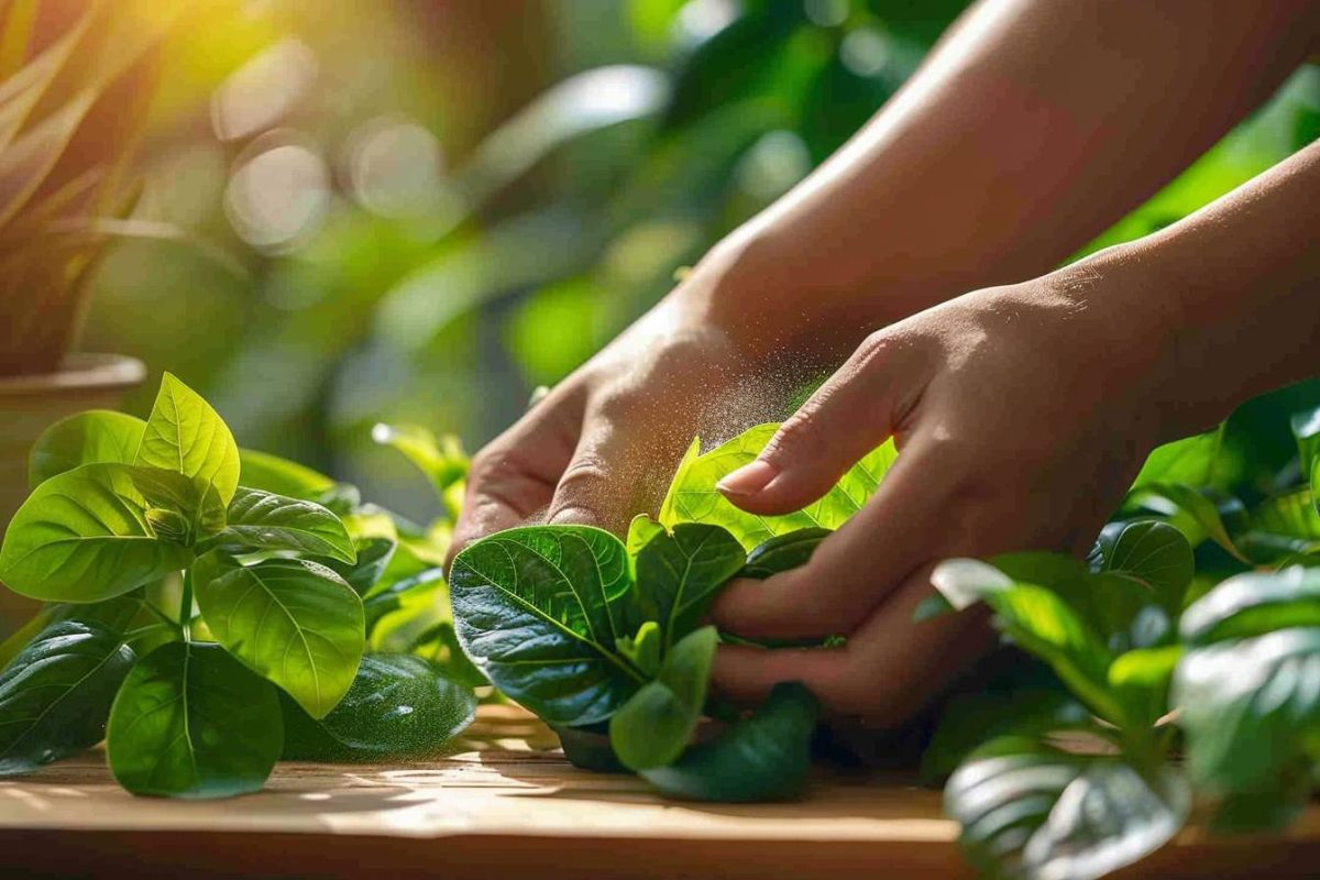 Entretien des plantes d'intérieur : nettoyez leurs feuilles sans les endommager