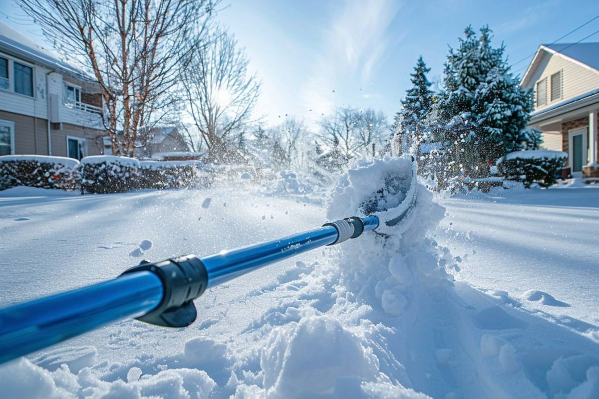 Faites disparaître la neige de votre jardin facilement avec cet outil de Lidl