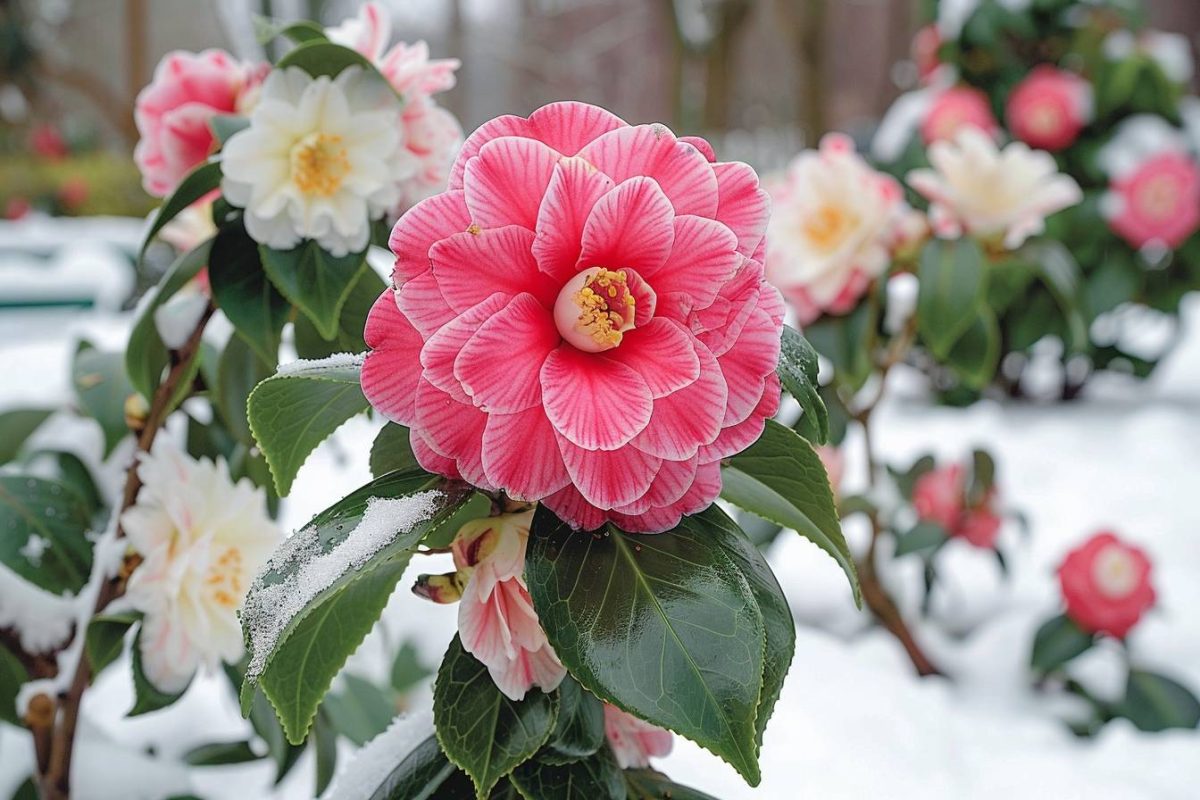 Ne laissez pas l'hiver ternir votre jardin : optez pour le camélia et ses couleurs vives