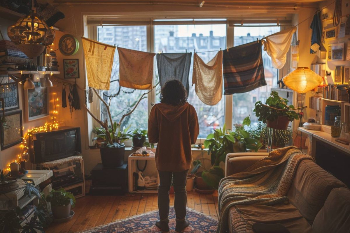 Que risquez-vous en laissant sécher votre linge à l'intérieur ? Les réponses scientifiques