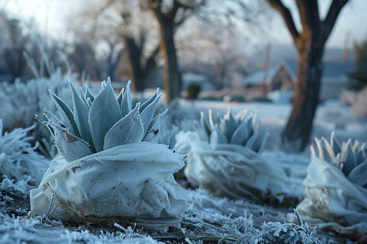 Stratégies pour défendre vos plantes contre le froid avec des voiles d’hivernage