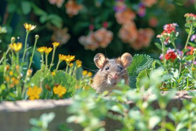 Un rat dans votre jardin : un signal d'alarme à ne pas ignorer